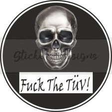 2xDiesel 8cm Auto-Aufkleber Sticker Feinstaubplakette Totenkopf Fuck The T?v P05