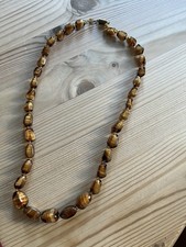 Tigeraugenkette mit Drehverschluss, 57 Cm lang