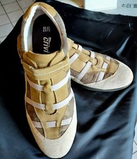 Schuhe DKM damen 41, leder-nubuck, Beige, gelb/grün, sehr gut