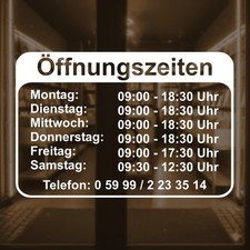 Öffnungszeiten