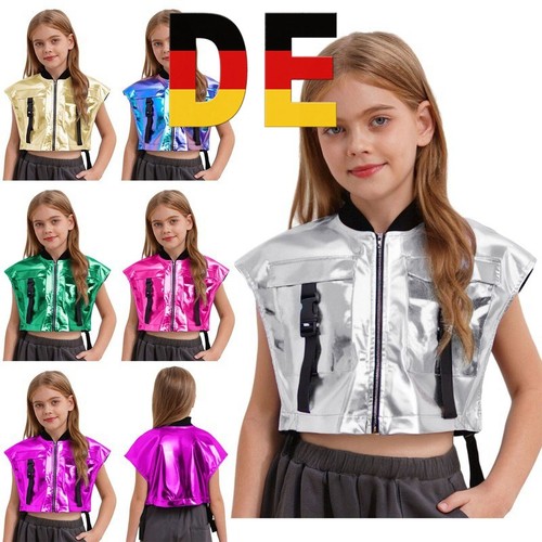Mädchen metallic lack leder - mädchen,