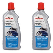 2x Nigrin Technischer Motorrad-Reiniger 2L Gel Total-Reinigung Dreck Öl Insekten
