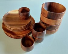 Akazienholz Geschirr-Set -