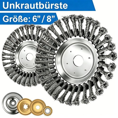 Unkrautbürste 150 200mm - unkrautbürste, 150/200mm