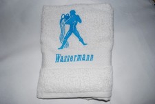 Handtuch mit Sternzeichen "Wassermann "