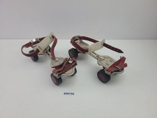 Paar DDR Rollschuhe Trusetal Metall Leder Sport Hobby Kinder Spaß #256159