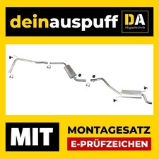 Auspuffanlage für Volkswagen Transporter T4 1.9 D 8V Auspuff H024
