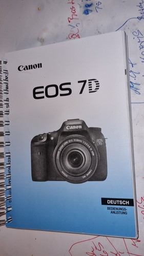 Canon eos betriebshandbuch - eos, 7d