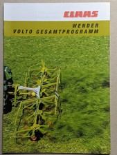 Claas Volto Programm Wender Heuwender Prospekt Traktor Bulldog Schlepper 