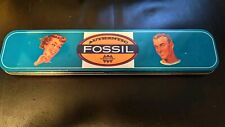 Vintage Fossil Uhrenbox 90er rare Form