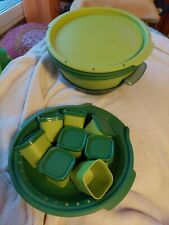 Tupperware Dampf  Garer, MicroGourmet+ 8 Förmchen+Rezeptbuch+Gareinsatz+Tasche