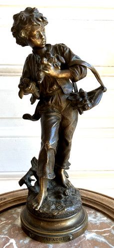 Wunderschöne bronze signe - bronze, p