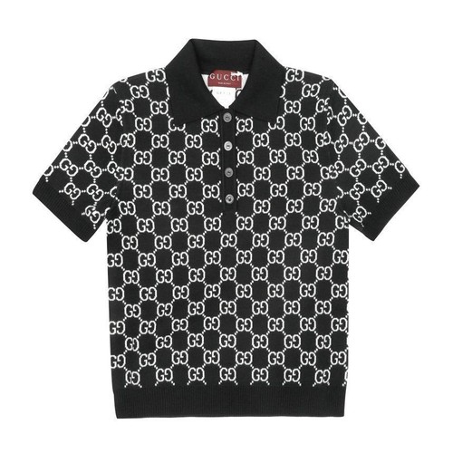 Gucci jacquard wolle polo - jacquard,
