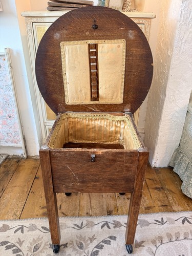 Vintage holz rund - holz, nähen