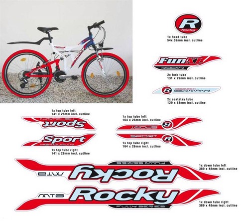 Fahrrad dekor satz - fahrrad,