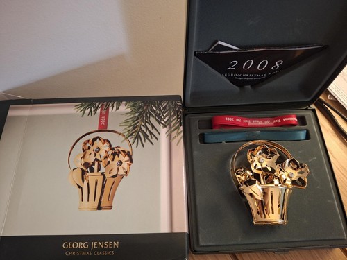 Georg jensen 2008 gold plated - jensen,