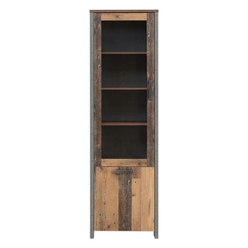 Vitrine old wood vintage - vitrine,