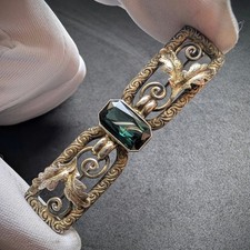 Jugendstil Brosche Silber