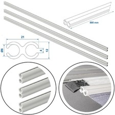3 x Kederschiene Rohr für 7