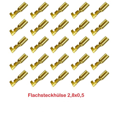 Flachsteckhülsen 8mm für - flachsteckhülsen,