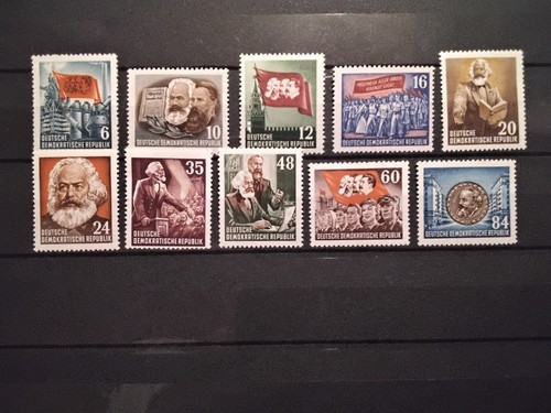 Ddr 1953 minr 344 353 - 1953,, minr.