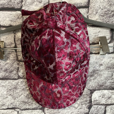 Schirm Mütze Sonnenhut,Samt-Mesh Weinrot Neu Onesize,Schnalle Gold 1Z14