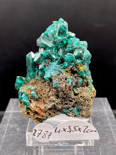 Dioptas kongo mineralien - d.r.,