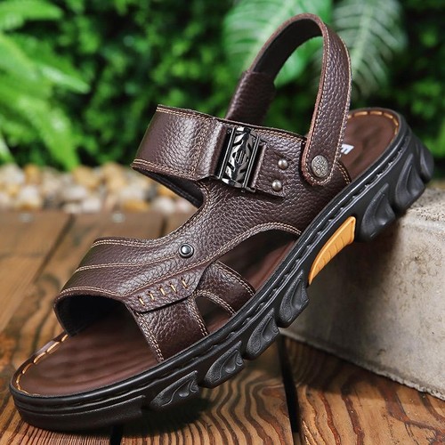 Herren sandalen leder sommer - sandalen,