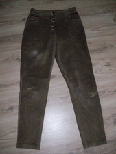 Trachtenhose / Lederhose / Wildlederhose Braun langes Bein Gr. 50