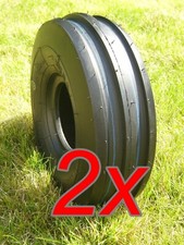 2 x Reifen inkl. Schlauch 3.50-8 (WV), TT, 4PR für Heuwender "NEU", Kings Tire