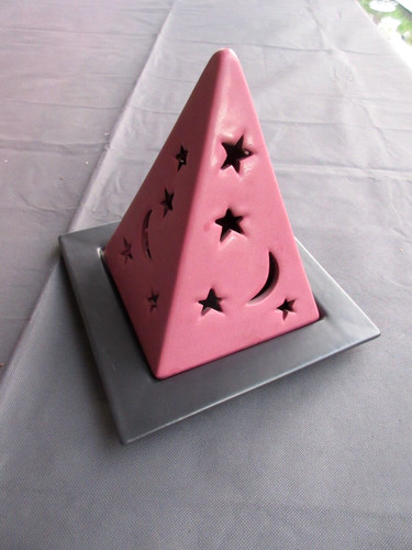 Teelichthalter pyramide - teelichthalter,