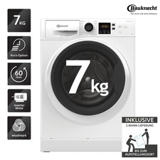 Bauknecht WM BK 7A2JGS Waschmaschine 7 kg Flecken 40° Kurz 45‘ Kurz-Tast 2ML