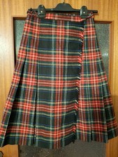 Tartan-Kilt/ rot kariert