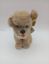 Wunderschöner Steiff Hund Mops Mopsy mit Knopf, Restfahne Schleife 4010/12 12cm 