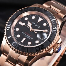 PARNIS 41mm Saphirglas Herren 21 Steine Japan Miyota Automatische Armbanduhren