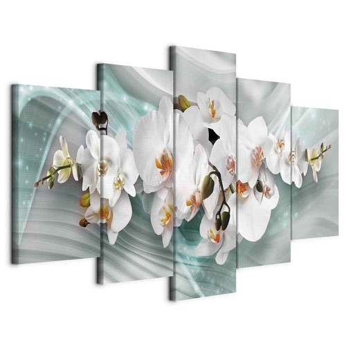Blumen vlies leinwandbild - blumen, 5