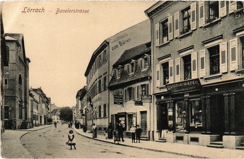 Cpa lorrach baselerstrasse - ak,