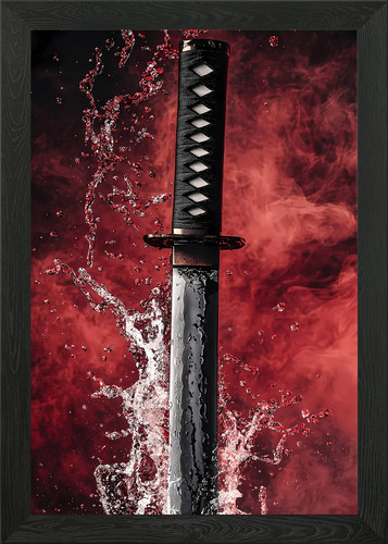 Samurai schwert wasser - samurai,