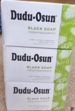 6 x DUDU OSUN African Black Soap SCHWARZE SEIFE Duftnote Tropical NEU