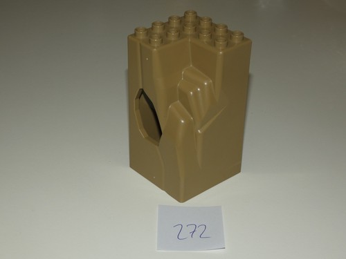 Lego duplo felsen dunkel - dunkel, beige
