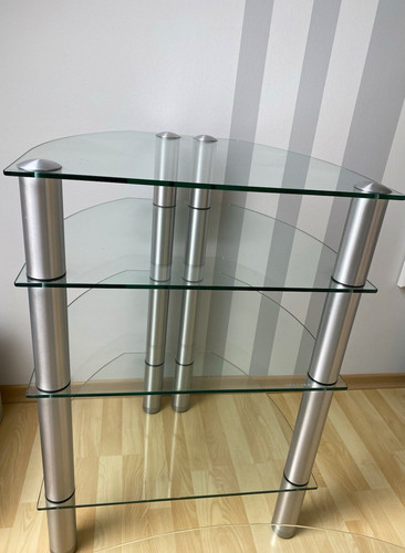 Ständer glas metall - glas/metall, 4