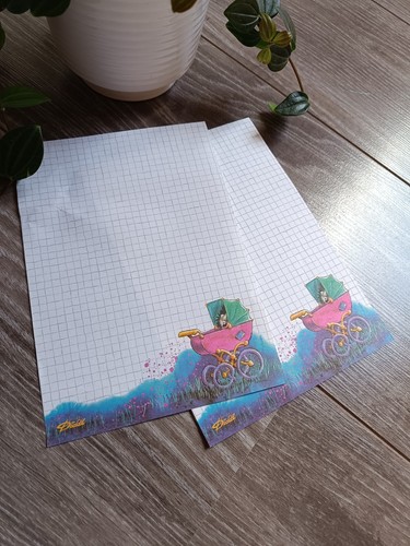 Diddl briefpapier kariert - briefpapier,
