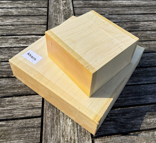 Ahorn 10x10x8cm 1st holz - 10x10x8cm, 1st,