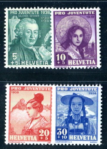 Schweiz 1938 331 334 - schweiz, 331-334**