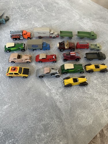 18x vintage modellautos - 18x,