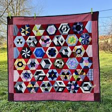 Illusion Optische Flanell Patchwork Quilt Baumwolle Unikat Weiche Sommerlich