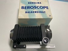 Carl Zeiss Tessar 10,5cm f/4,5 105mm Compur Verschluss Beroscope Balgengerät