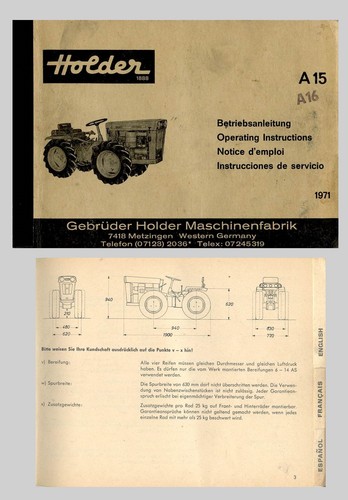 Holder 16 schlepper - holder, 15