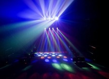 Set 2x Eurolite LED Multi FX Laser Bar Lichteffekt  Disco DJ Mobil Strobe RGBAW