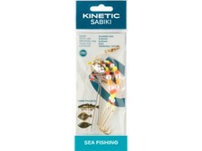 Kinetic Sabiki Scandic #1/0 Pearl/Yellow/ Orange Plattfisch Scholle Flunder Vorf
